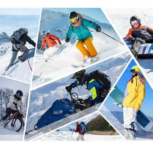 Gafas de esquí de doble capa con protección ocular para exterior 2