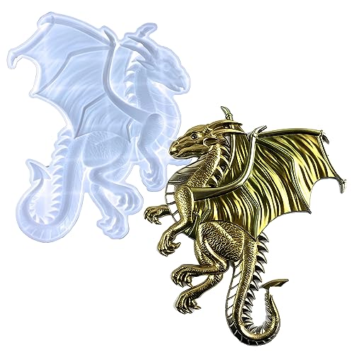 Flying Dragon Silicone Mold, Flying Dragon Ornaments Silicone Resin Mold, Silicone Mold Diy, Home Decoration Clay Casting Mold… #TOP22