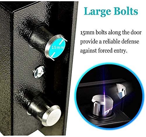 Coffre-fort électronique compact CLSDRZC à une porte avec pavé tactile et éclairage LED