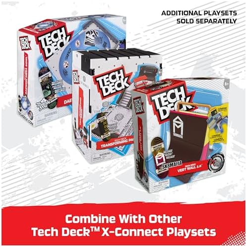 TECH DECK, Daewon Mega Bowl, X-Connect Park Creator, Customizable and Buildable Ramp Set with Exclusive Fingerboard, Kids Toy for Ages 6 and up - 3