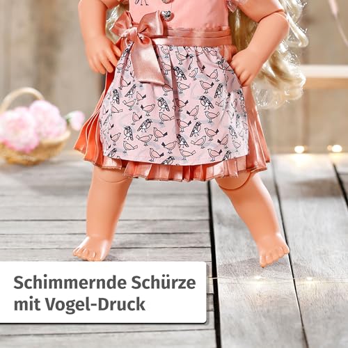 BABY born Dirndl, Puppenkleid für 43cm Puppen, 836828 Zapf Creation, Rosa