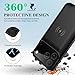 TYHDGHJ Battery Case Charger Made for iPhone 17 Pro, Type-C Ultra Slim Protective Charging Case, Wireless Slim 8500mAh Portable Rechargeable Charger - Black (2025)