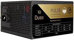 Fonte Gamer Duex Pulse Pro 800W Gold – Full Modular, Cybenetics Gold, PFC Ativo, Teclab, Capacitores Japoneses, LLC + DC-DC