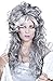 Produktbild Boland 86044 Erwachsenenperücke "Ice Queen", grau, One Size