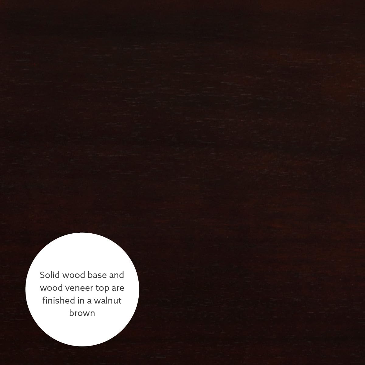 Linon 36 inch Height Pub Claridge Table, Walnut Counter
