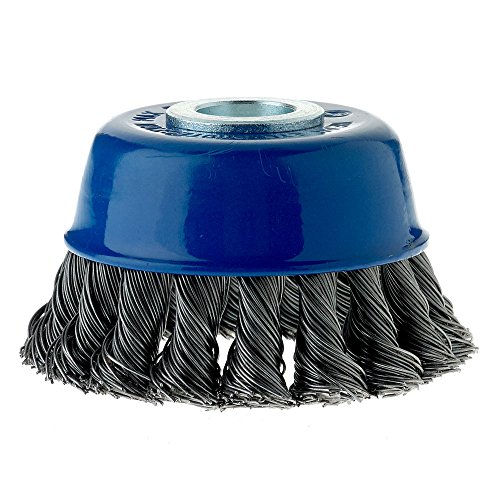 Image of Mercer Industries 189070B - 2-3 /4 inch x 5 /8 inch Knot Cup Brush, .020 Carbon Steel Wire