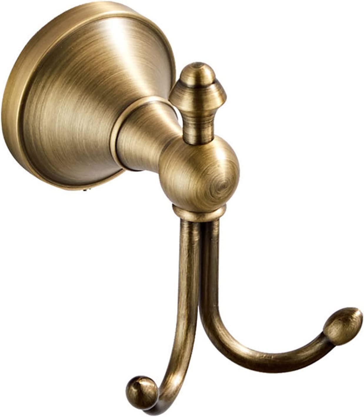 Łazienka Wieszak Na Ręczniki Wieszak Na Ubrania Bath Towel Hooks Antyczny Mosiądz Wykończenie Ścienne Robe Hook Podwójne Haki