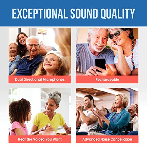 Otofonix Helix Rechargeable Hearing Aid For Seniors & Adults, Directional Microphones For Noise Canceling, Usa Phone Support #TOP2