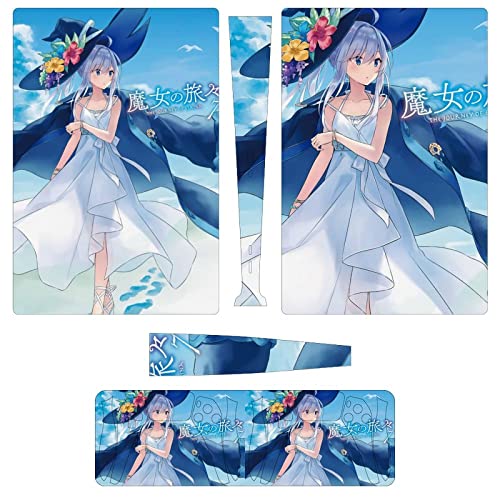 PS5 スキンシール 魔女の旅々 PS5 Sticker デジタル版 PlayStation 5 スキンシール 保護カバー 本体 コントローラー スキンフィルム カバー ステッカー 気泡防止 汚れ防止 保護シール 全面保護 プレイステーション 5 側面対応
