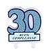 Candele per compleanno Originali 30° anno, Candele Blu Compleanno Numeri 30