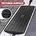 Pyle Car Driveway Curb Ramp - Heavy Duty Rubber Threshold Ramp - Also for Loading Dock, Garage, Sidewalk, Truck, Scooter, Bike, Motorcycle, Wheelchair Mobility & Other Vehicle - Pyle PCRBDR24