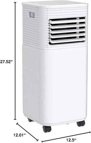 Miniatura 9 de PETSITE Aire acondicionado portátil, unidad de refrigeración de CA de 8000 BTU para habitación, unidad de CA 3 en 1 con modo de enfriador de aire,