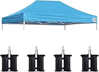 Vista 113 de Eurmax - Toldo de repuesto, 10 x 10, elige entre 30 colores, solamente toldo, regalo de 4 unidades de bolsas