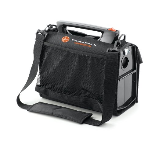 Image of Hoover PortaPower Carrying Bag with Padded Shoulder Strap, 14.25 inch x 8 inch x 8 inch, Black (Vacuum Not Included)