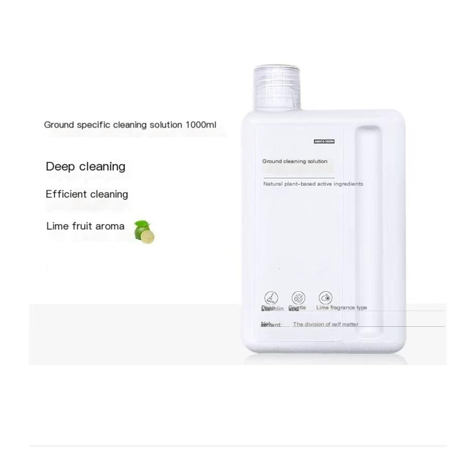 Líquido limpiador de pisos。 Aroma de lima 1L(33.82 fl oz)。 Compatible para Dreame 30Pro Ultra/X30 Ultra/X40 Ultra。 Accesorios para barredoras.(2pcs)