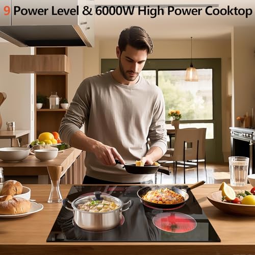 Image of Noxton Electric Cooktop 24 Inch, 4 Burner Radiant Electric Stove Top