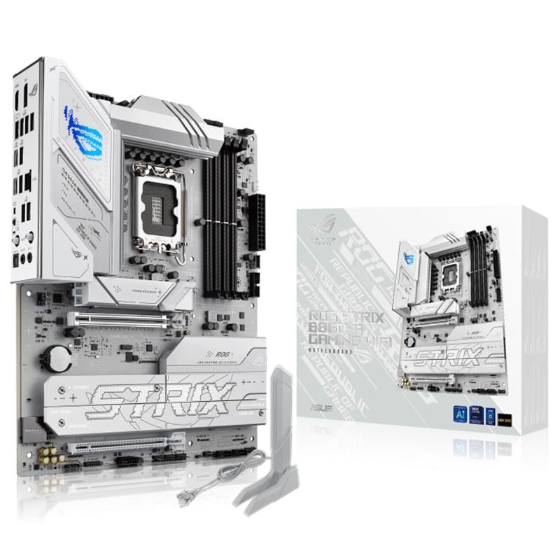 ROG Strix B860-A Gaming WiFi ATX Motherboard, Advanced AI PC-Ready, 14+1+2+1 Power Stages, DDR5 Slots, PCIe® 5.0, Four M.2 Slots, WiFi 7, AI Networking II, Aura Sync RGB Lighting.-picture-28