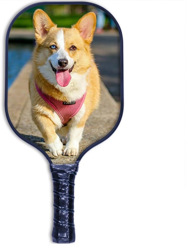 Custom Pickleballs Paddles Set Add Your Own Design Personalized Pickle Ball Paddles Set with Your Picture Text Logo Image Customized Gifts for Women Men Beginners Professionals, 8 Options