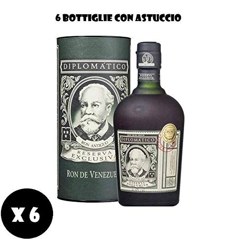 DIPLOMATICO RON RESERVA EXCLUSIVA 70 CL 6 BOTELLAS EN ASTUCCIO