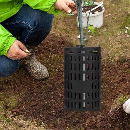 Protection pour tronc d'arbre en cage plastique réglable - 7