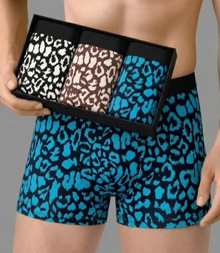 Image of REDX Comfort Mens Underwear Combo|Mens Printed Underwear|Stylish Innerwear for Men's Trunks Imported Nylon Fabric Multicolor Pack of 3