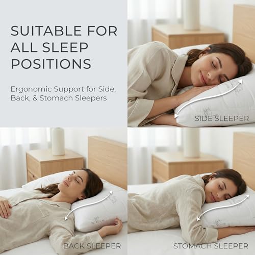 Set 2 Almohadas King tamaño suave microfibra miniatura 4