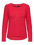 Only onlGEENA XO L/S PULLOVER KNT NOOS, Suéter para Mujer, Rojo (High Risk Red), M
