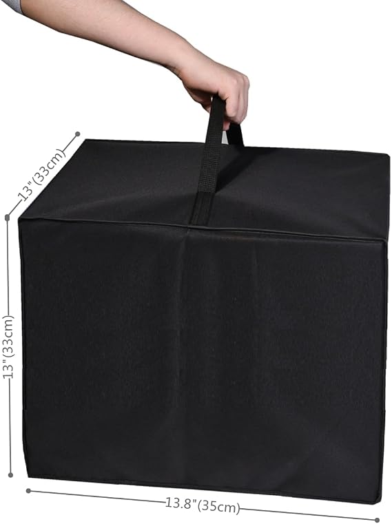 Heavy Duty Heat-Resistant Waterproof Dustproof Cocktail Making Machine Cover,Compatible With Bartesian Cocktail Making Machine 55300 / 55306 (Black)