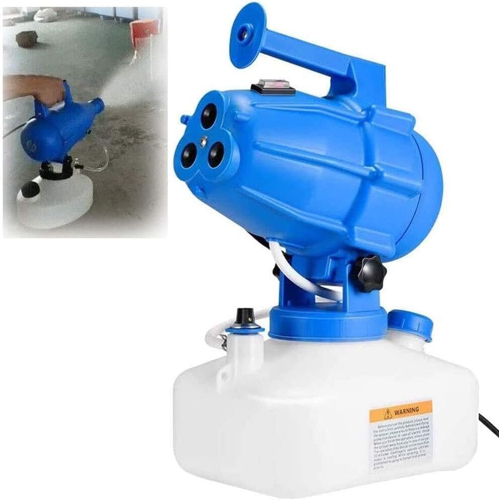 LVSEWOA Pulverizador nebulizador desinfectante de 5 l, portátil, de 1200 W, con atomizador de Volumen ultrabajo y nebulizador de Niebla Fina.