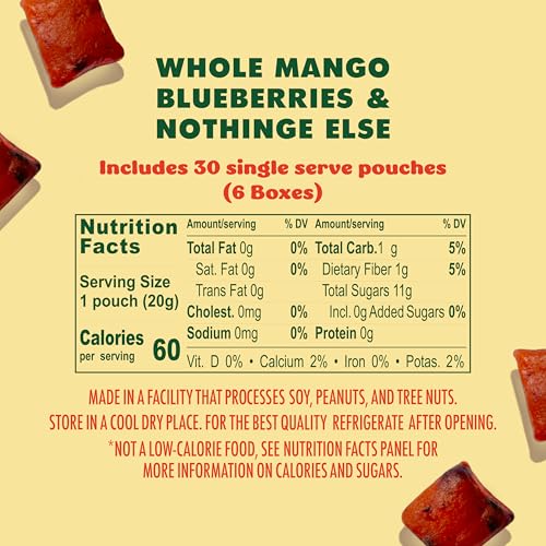 Image of SOLELY - Organic Mango & Blueberry Whole Fruit Gummies (Pack of 6 Boxes)