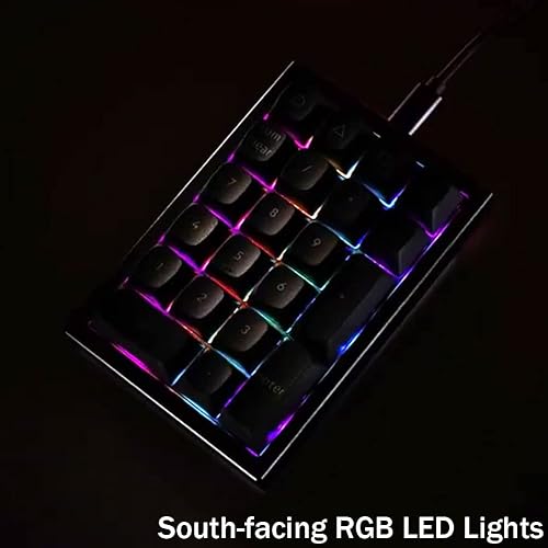 Miniatura 6 de Keychron Q0 QMKVIA Teclado numérico mecánico marco de aluminio intercambiable en caliente almohadilla numérica con cable USB personalizado con