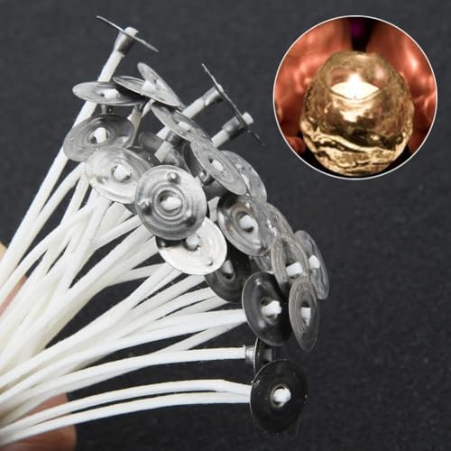 Pabilos para Velas Cotton Core Pre-waxed 30 piezas 10 cm miniatura 2