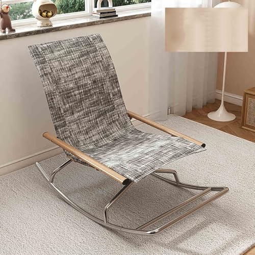 Chaise à bascule pliante de camping extérieure et fauteuil léger