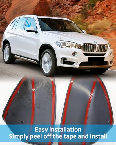 For X5 X6 X7 Door Mirror Covers Caps,for BMW F15 G05 F16 G06 G07 2014-2024,Carbon Fiber Style Exterior Side Rearview Mirror Cap Cover Trim - Image 3