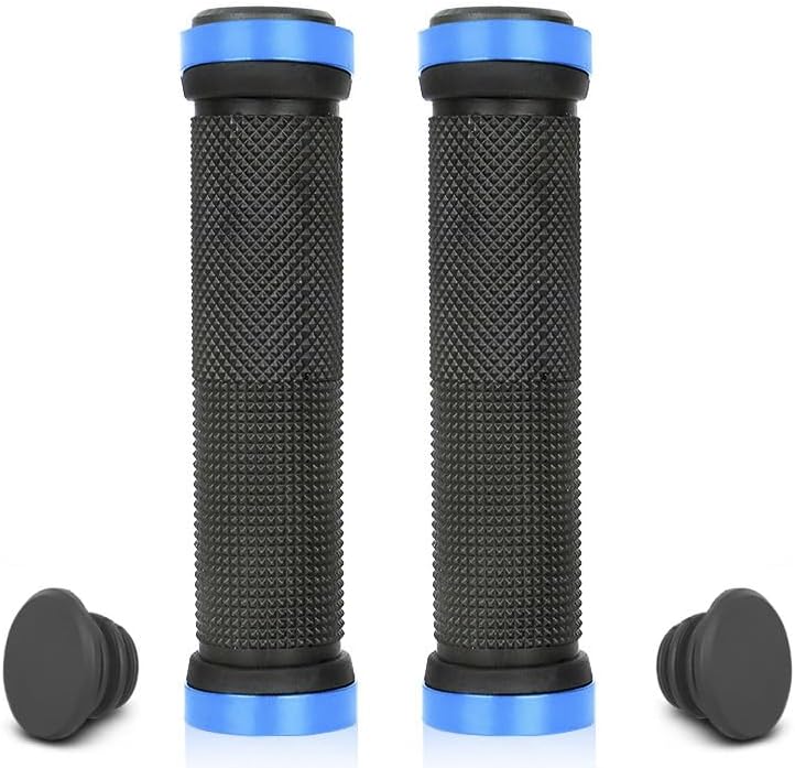 Miniatura 2 de ACEVER Empuñaduras para manillar de bicicleta con doble cerradura, ergonómica, cómoda, antideslizante, goma suave para bicicletas de carretera, BMX,