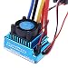 HUIOP 1/8 Car ESC, 120A Brushless Speed Controller ESC for 1/8 1/10 1/12 Car Crawler