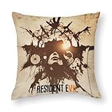 Photo Gallery fhiltnmwc resident evil 7 - federa decorativa per cuscino con videogiochi, 30 x 30 cm, quadrata, per soggiorno, camera da letto, divano, auto Photo Gallery fhiltnmwc resident evil 7 - federa decorativa per cuscino con videogiochi, 30 x 30 cm, quadrata, per soggiorno, camera da letto, divano, auto