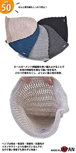 Charm Hemp Summer Beanie For Men - Womens Sweat Wicking Knit Japanese Hat Mesh Hipster Cap Black #TOP4