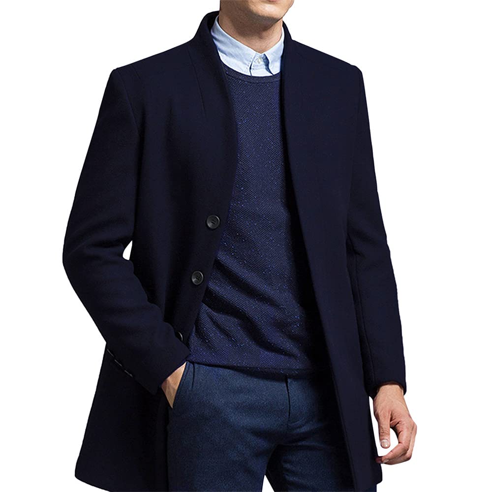 YOUTHUP Cappotto da Uomo Invernale in Lana