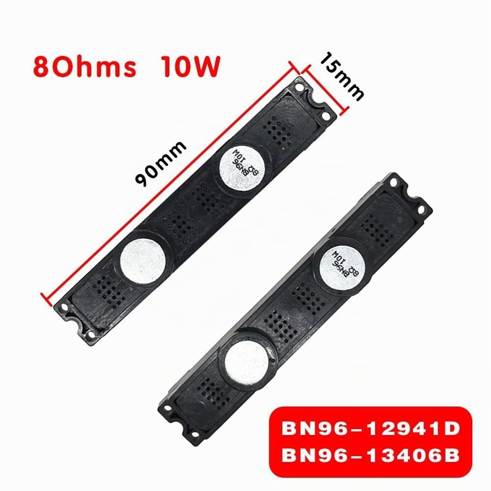 1 paio di altoparlanti TV LCD di ricambio compatibili for Samsung BN96-12941D 8 Ohm 10W R101206JY LCD TV Speaker(One Size)