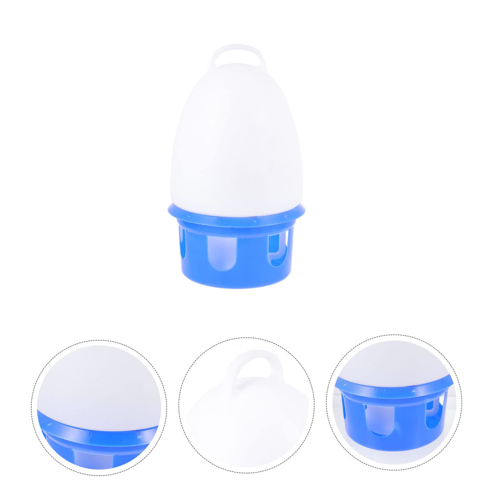 Abreuvoir pour Pigeons à Eau Automatique 1 Pièce en PVC Bleu