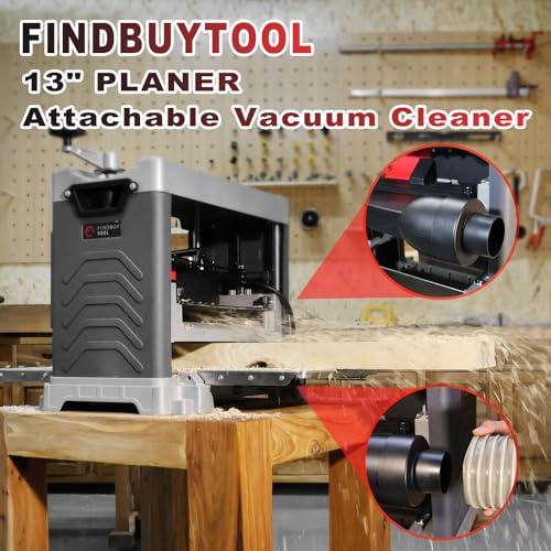 Find Buy Tool Findbuytool 13 Inch Benchtop Wood Thickness Planer With Helical Cutterhead thumb #5