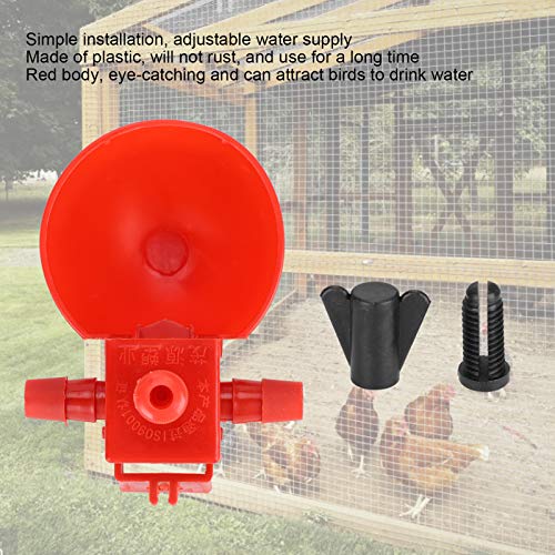 Tigela de água para pintinhos, Tigela para água automática para pintinhos, Suprimentos para animais