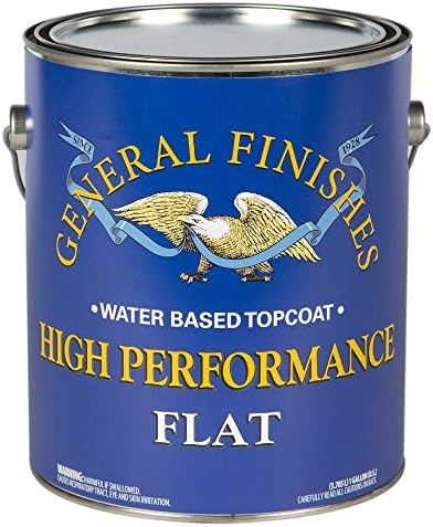 General Finishes High Performance Water Based Topcoat, 5 Gallon, Flat