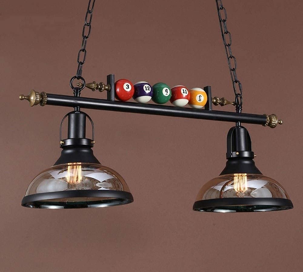 Luminaire suspendu de billard E27 pour des soirées conviviales dans votre salon de fête