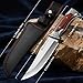 Plys Cuchillo Supervivencia 17cm Cuchillos Bushcraft: Afilado Cuchillo Caza con Funda Cuchillos de Monte Mango de Madera Imagen de Plys Cuchillo Supervivencia 17cm Cuchillos Bushcraft: Afilado Cuchillo Caza con Funda Cuchillos de Monte Mango de Madera