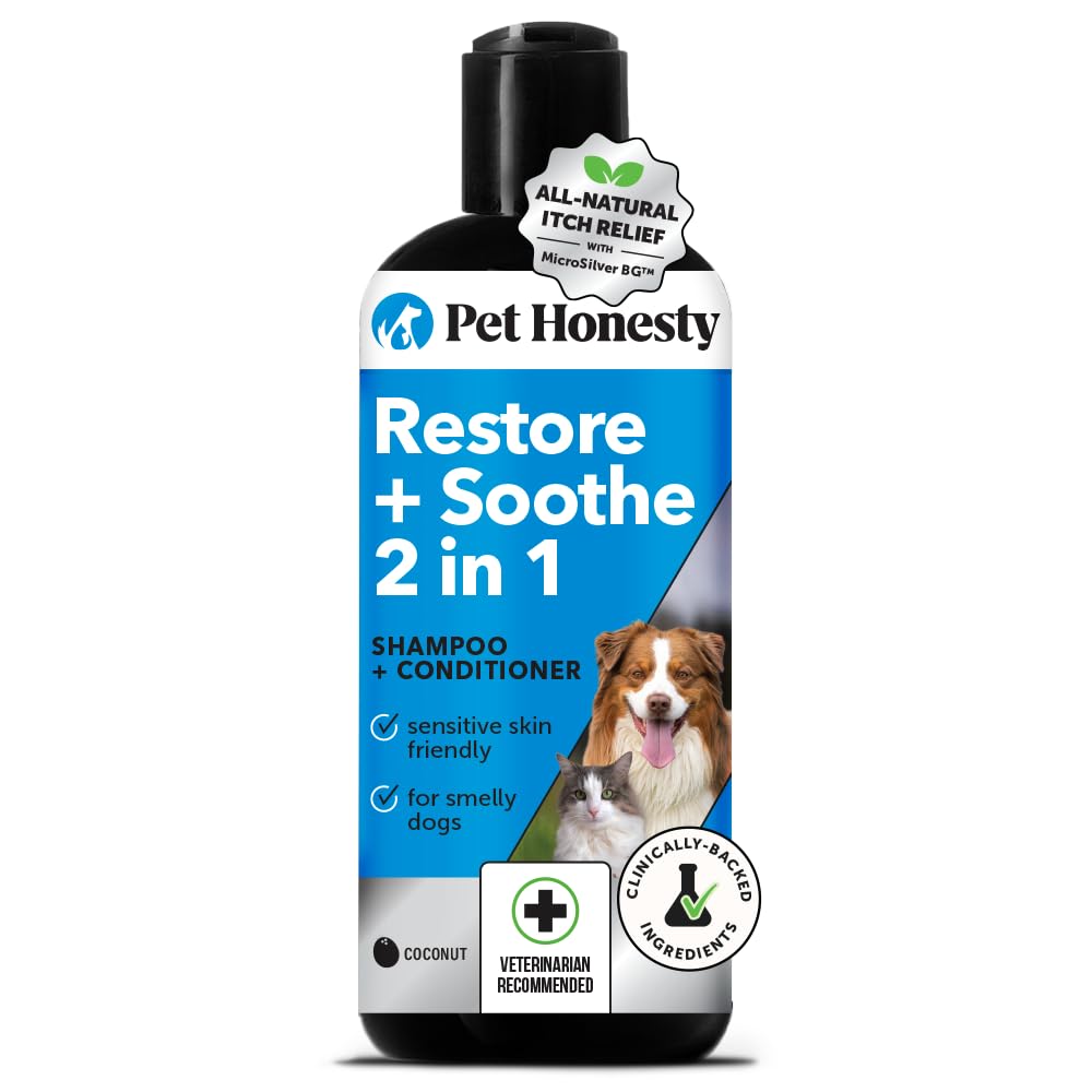 Pet Honesty Restore + Soothe 2 in 1 Shampoo + Conditioner