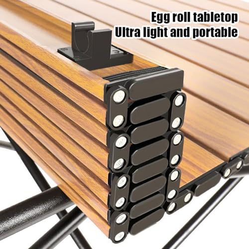 Table et chaises pliantes légères portables avec sac rangement extérieur jardin - 7