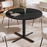 VASAGLE Dining Table, Small Round Kitchen Table for 4 People, 31.5 x 29.4 Inches, for...