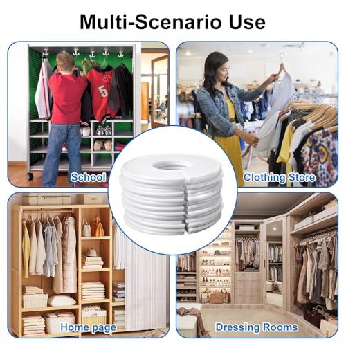 40 Stück KleiderbüGel GröSsentrenner mit 1 Markierstift, 9cm Durchmesser GrößEnreiter KleiderstäNder GrößEn Teiler KleiderbüGel GrößEntrenner Kleiderstange für Kleiderschrank Bekleidungsgeschäft